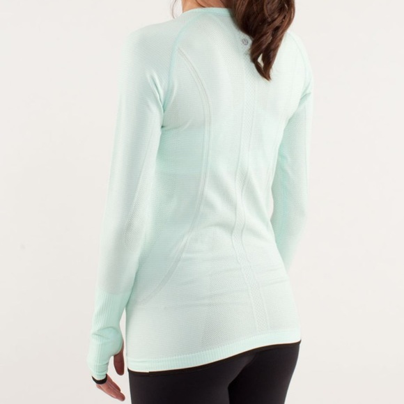 Lululemon Swiftly Tech Long Sleeve Crew Neck 4 Mint Green - Picture 2 of 16